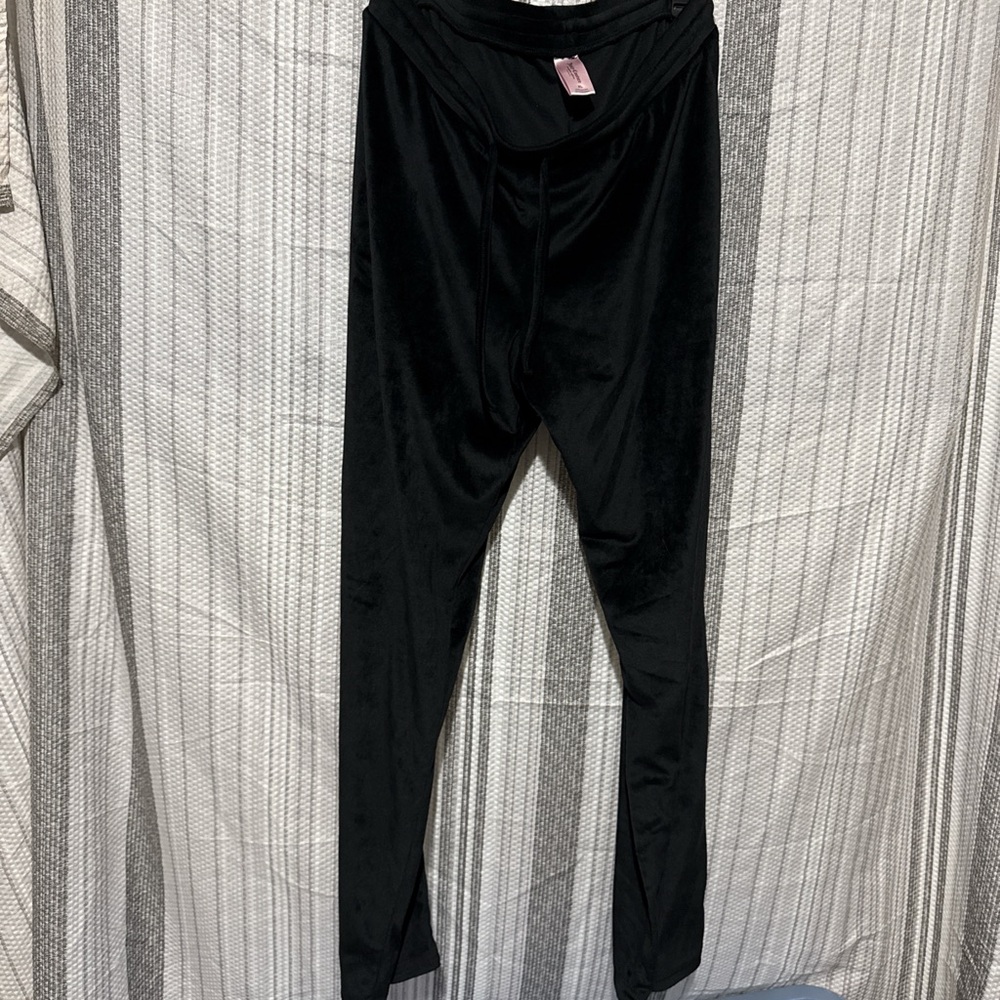 Juicy Couture Black Rhinestone Track Pants - Picture 2 of 8